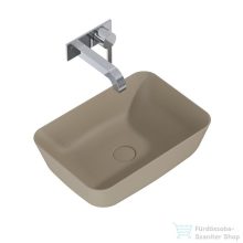   AREZZO design pultra ültethető mosdó RENI 46x33, matt beige AR-146027