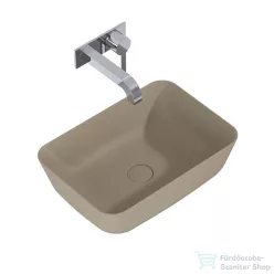   AREZZO design pultra ültethető mosdó RENI 46x33, matt beige AR-146027