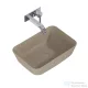 AREZZO design pultra ültethető mosdó RENI 46x33, matt beige AR-146027