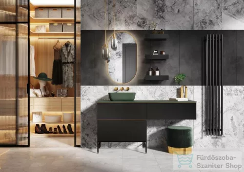 AREZZO design pultra ültethető mosdó RENI 46x33, matt zöld AR-146028