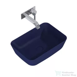   AREZZO design pultra ültethető mosdó RENI 46x33, matt kék AR-146029