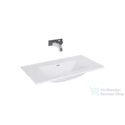   AREZZO design Skappa 80 cm-es mosdó, csaplyuk nélkül, fehér AR-146032