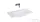 AREZZO design Skappa 80 cm-es mosdó, csaplyuk nélkül, fehér AR-146032