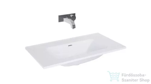 AREZZO design Skappa 80 cm-es mosdó, csaplyuk nélkül, fehér AR-146032
