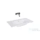 AREZZO design Skappa 80 cm-es mosdó, csaplyuk nélkül, fehér AR-146032