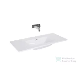   AREZZO design Skappa 100 cm-es mosdó, csaplyuk nélkül, fehér AR-146033