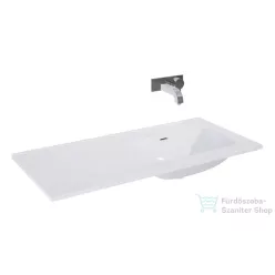   AREZZO design Skappa 100 cm-es mosdó, csaplyuk nélkül, jobbos, fehér AR-146035