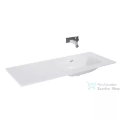   AREZZO design Skappa 120 cm-es  mosdó, csaplyuk nélkül, jobbos, fehér AR-146037