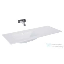   AREZZO design Skappa 120 cm-es  mosdó, csaplyuk nélkül, balos, fehér AR-146038