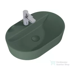   AREZZO design pultra ültethető mosdó BABETTE 62X42 cm, matt zöld AR-146043
