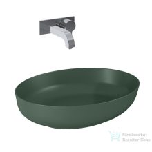  AREZZO design pultra ültethető mosdó RIKA 52x40 cm, matt zöld AR-146049