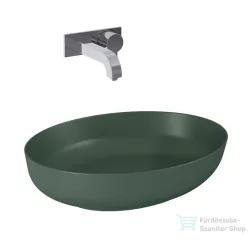   AREZZO design pultra ültethető mosdó RIKA 52x40 cm, matt zöld AR-146049