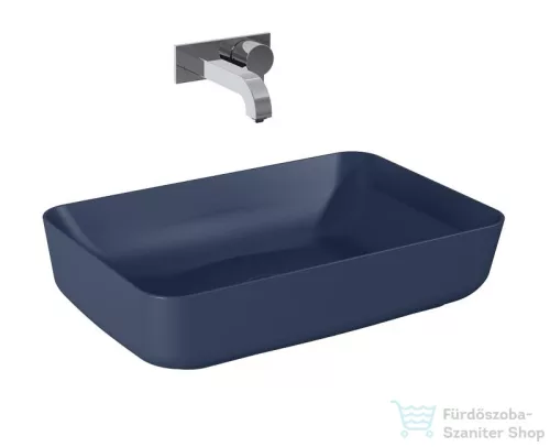 AREZZO design pultra ültethető mosdó NOMIA 50x39 cm, matt kék AR-146053