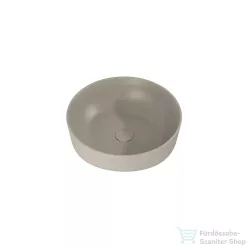   AREZZO design LORCA 42x42 cm pultra ültethető mosdó, matt bézs AR-146054