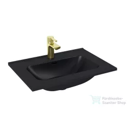 AREZZO design SKAPPA 60 cm-es mosdó, matt fekete AR-146060