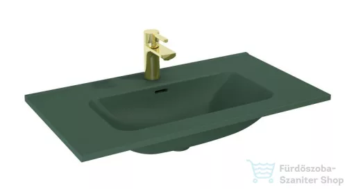 AREZZO design SKAPPA 80 cm-es mosdó, matt zöld AR-146063