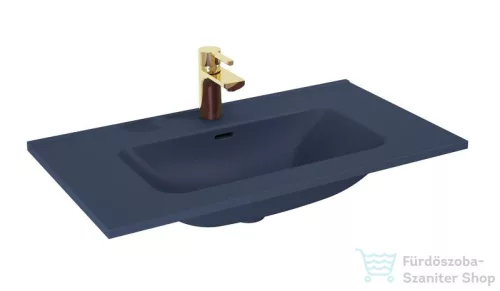 AREZZO design SKAPPA 80 cm-es mosdó, matt kék AR-146064