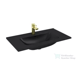   AREZZO design SKAPPA 80 cm-es mosdó, matt antracit AR-146066