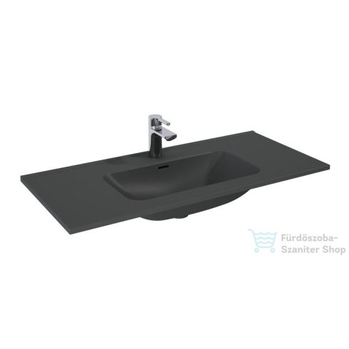AREZZO design SKAPPA 100 cm-es mosdó, matt antracit AR-146071