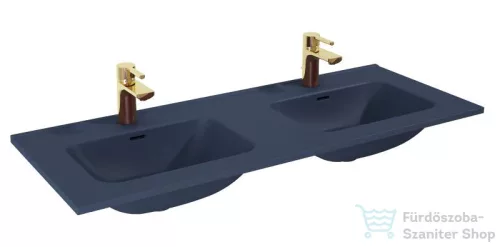 AREZZO design SKAPPA 120 cm-es dupla mosdó, matt kék AR-146074