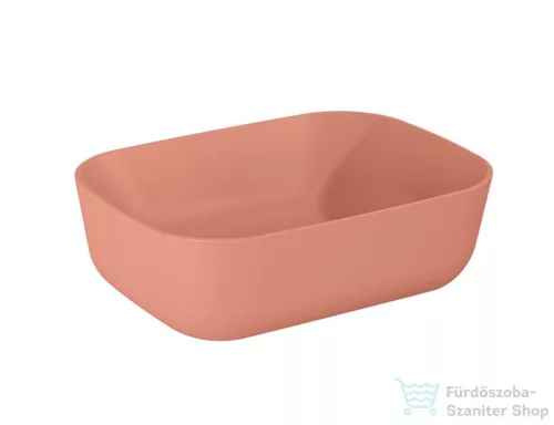 AREZZO design pultra ültethető mosdó RENI 46x33, matt terra pink AR-146081