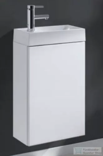 Arezzo design Mini 40 1 ajtós fehér (alsószekrény + mosdó) AR-163068