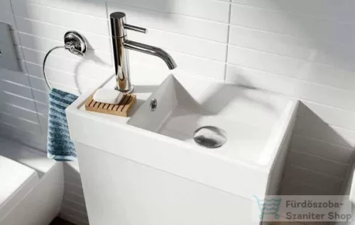 Arezzo design Mini 40 1 ajtós fehér (alsószekrény + mosdó) AR-163068