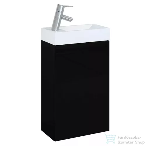 Arezzo design MINI 40 1 ajtós (alsószekrény + mosdó), mf fekete AR-163070