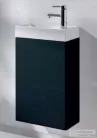 Arezzo design Mini 40 1 ajtós Anthracit (alsószekrény + mosdó) AR-166042