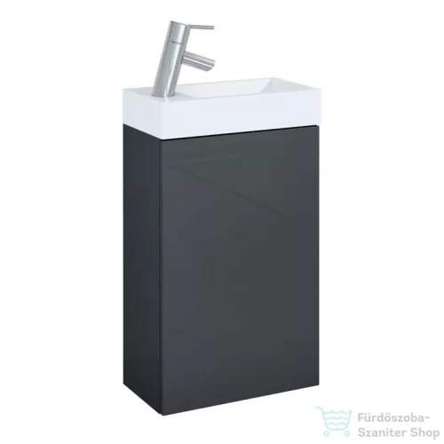 Arezzo design Mini 40 1 ajtós Anthracit (alsószekrény + mosdó) AR-166042
