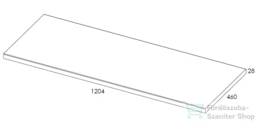AREZZO design 120x46 cm mosdópult magasfényű fehér színben AR-166895