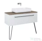 AREZZO design 120x46 cm mosdópult természetes tölgy színben AR-166902