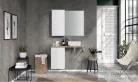 AREZZO design Monterey 40 cm-es alsóelem 1 ajtóval magasfényű fehér színben AR-166995