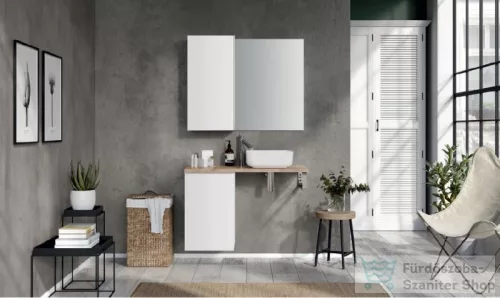 AREZZO design Monterey 40 cm-es alsóelem 1 ajtóval magasfényű fehér színben AR-166995