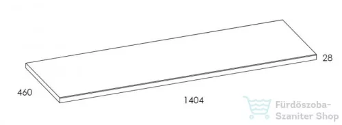 AREZZO design 140x46 cm mosdópult természetes tölgy színben AR-167047