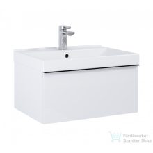   AREZZO design Monterey 60cm-es alsószekrény 1 fiókkal magasfényű fehér, szifonkivágással AR-167075