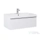 AREZZO design Monterey 80cm-es alsószekrény 1 fiókkal magasfényű fehér, szifonkivágással AR-167079