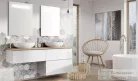AREZZO design Monterey 80cm-es alsószekrény 1 fiókkal magasfényű fehér, szifonkivágással AR-167079