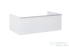 AREZZO design Monterey 80cm-es alsószekrény 1 fiókkal, szifonkivágás nélkül, magasfényű fehér AR-167091