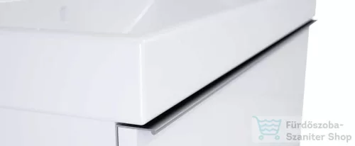 AREZZO design Monterey 80cm-es alsószekrény 1 fiókkal, szifonkivágás nélkül, magasfényű fehér AR-167091