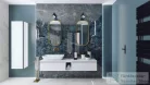 AREZZO design Monterey Slim nyitott elem magasfényű fehér színben AR-167099