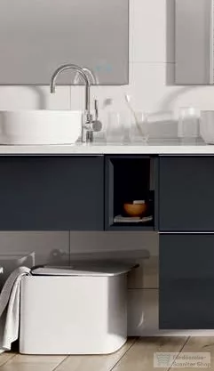 AREZZO design Monterey Slim nyitott elem magasfényű antracit színben AR-167100