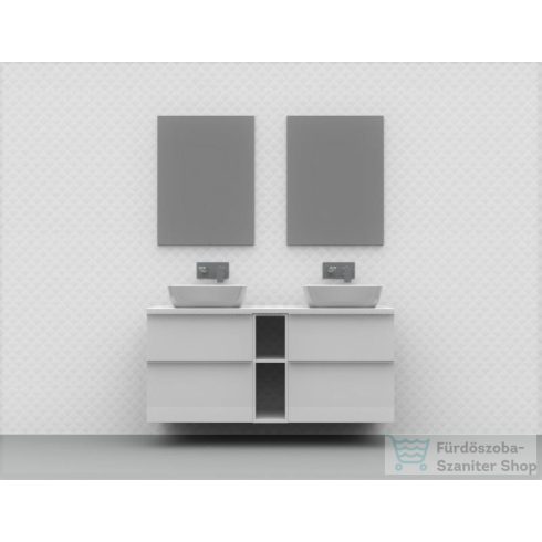 AREZZO design Monterey Duo nyitott elem magasfényű fehér színben AR-167101