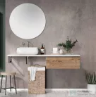 AREZZO design Monterey 60 cm-es alsószekrény 1 fiókkal, Canela tölgy színben, szifokivágás nélkül