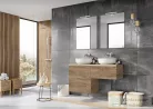 AREZZO design Monterey 60 cm-es alsószekrény 1 fiókkal, Canela tölgy színben, szifokivágás nélkül