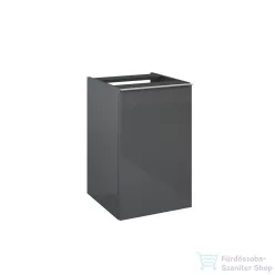   AREZZO design Monterey 40cm-es oldalszekrény szennyeskosárral 1 ajtóval Mf. Antracit színben