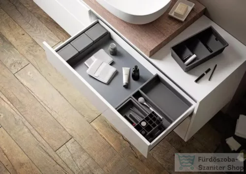 AREZZO design Fiókrendező 350 mm, L méret, matt antracit AR-167352