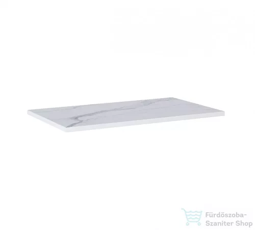 AREZZO design 60x46 cm márvány mosdópult Matt Fehér színben AR-167400