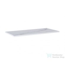   AREZZO design CALACATTA márvány 100x46 cm mosdópult Matt Fehér színben, 20 mm AR-167402