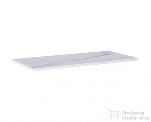 AREZZO design CALACATTA márvány 100x46 cm mosdópult Matt Fehér színben, 20 mm AR-167402